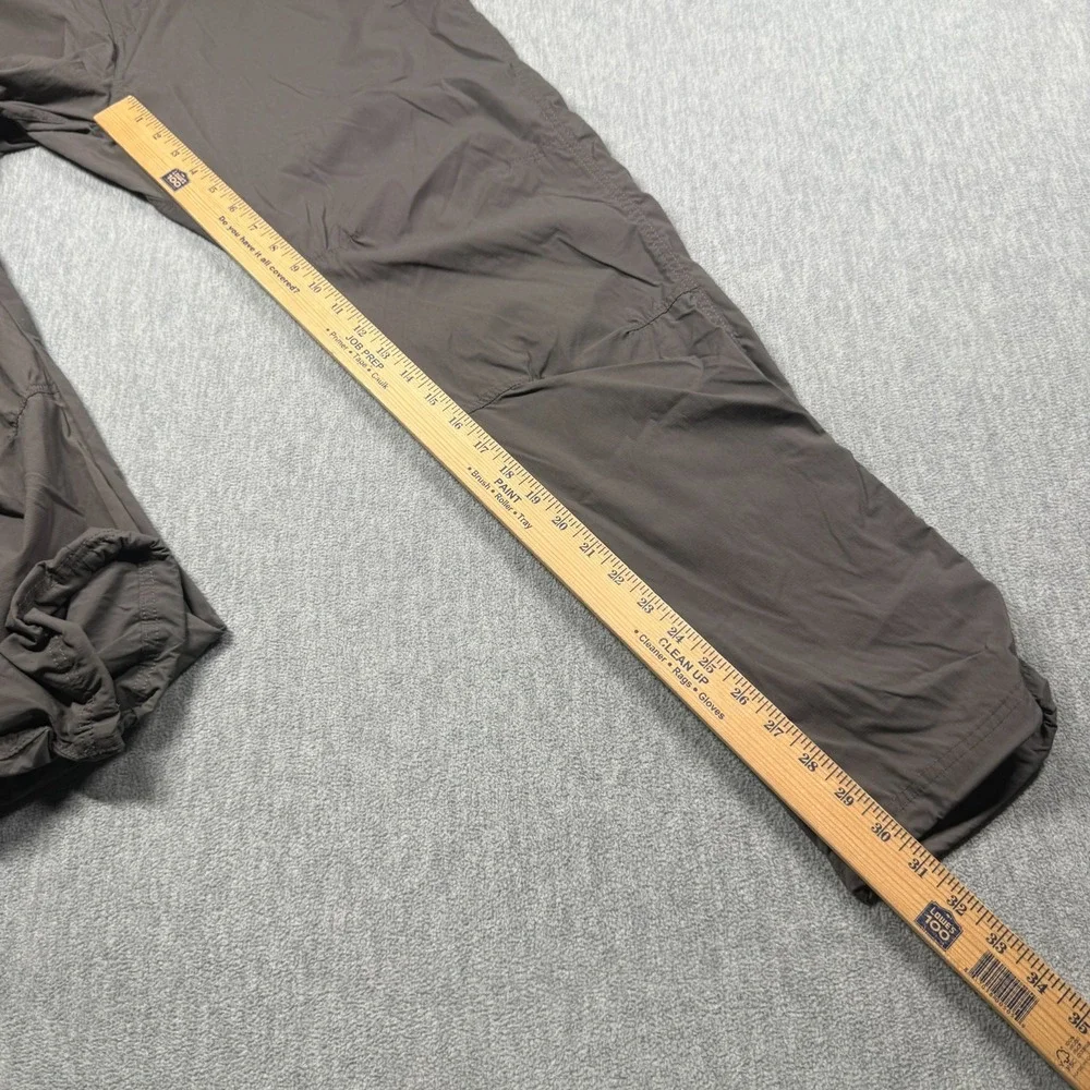 Wrangler Pants Mens 38x30 Gray ATG All Terrain Gear Belted Nylon Hiking Stretch